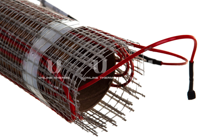 Мат нагревательный кабельный на растяжимой текстильной основе (комплект теплого пола) ДЕВИ Comfort 150T (DTIR-150) 83030576R, 0.5x10 м 