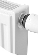 Стальной панельный радиатор Uni-Fitt Ventil 22/300/800, нижнее подключение, серый 