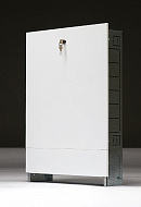 Коллекторный распределительный шкаф встроенный Grota (Грота) 8252 ШРВ-0, на 1-3 коллекторных выхода, 670х125х406 мм 