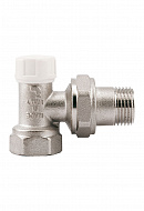 Запорный радиаторный клапан (вентиль) ручной регулировки Itap 3960034 3/4" ВР-НР, серия 396, угловой 