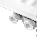 Стальной панельный радиатор Uni-Fitt Ventil 22/300/700, нижнее подключение, светло-серый 