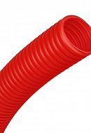 Труба гофрированная Stout ПНД, цвет красный, наружным диаметром 28 мм для труб диаметром 20 мм 