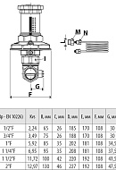 Балансировочный динамический клапан (вентиль) Giacomini R206CY104, ВР 3/4" 
