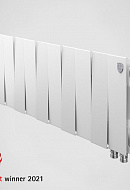 Биметаллический дизайн радиатор Royal Thermo PianoForte 200 Bianco Traffico (белый) VDR - 16 секций, нижнее правое подключение 