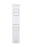 Коллекторный распределительный шкаф наружный Stout SSC-0004-000810 ШРН-3, на 7-9 коллекторных выходов, 697х118х652-715 мм 