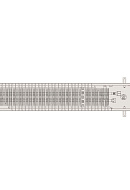 Конвектор внутрипольный Vitron ВК.55.160.800.2ТГ (52 Вт), с естественной конвекцией (без вентилятора) 