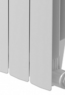 Биметаллический радиатор Royal Thermo Vittoria Super 500 2.0, белый - 9 секций, боковое подключение 