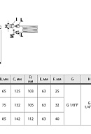 Балансировочный динамический клапан (вентиль) Giacomini R206CY224, ВР 3/4" 