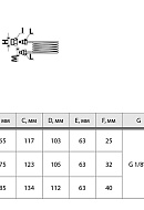 Балансировочный динамический клапан (вентиль) Giacomini R206CY204, ВР 3/4" 