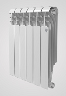 Биметаллический радиатор Royal Thermo Vittoria Super 500 2.0, белый - 9 секций, боковое подключение 
