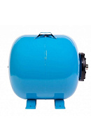 Гидроаккумулятор (расширительный бак) для водоснабжения Джилекс ГП 35, 35 литров синий, горизонтальный на ножках 