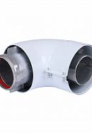 Отвод 90° Protherm 0020199402, 60/100 мм, алюминиевый, коаксиальный 