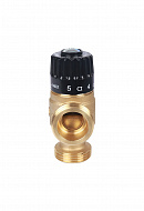 Термостатический смесительный клапан Stout SVM-0125-236525 DN25 НР 1", Kvs 2.3, PN10, 30-65°С, смешение вниз 