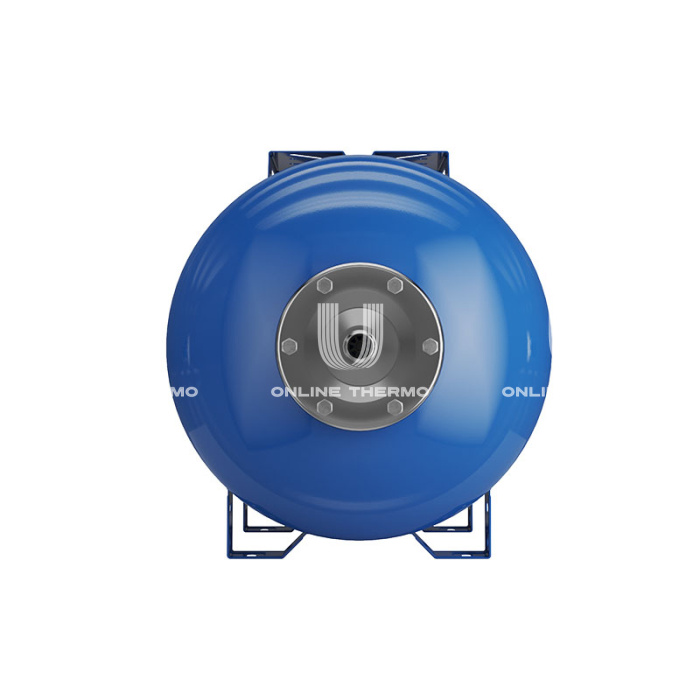Гидроаккумулятор (расширительный бак) для водоснабжения Wester WAO50P, 50 л, cиний, горизонтальный, напольный, нержавеющий фланец 