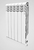 Алюминиевый радиатор Royal Thermo Revolution 500 2.0, белый - 8 секций, боковое подключение 
