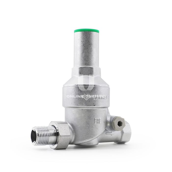 Редуктор давления Varmega VMPR06-C25041 PN25 1/2", мембранный, с разъемным соединением и ВР 