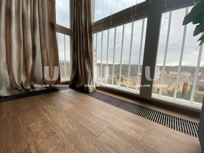 Конвектор внутрипольный Vitron ВКВ.150.300.700.4ТГ.220 (1538 Вт), с принудительной конвекцией (с вентилятором) 