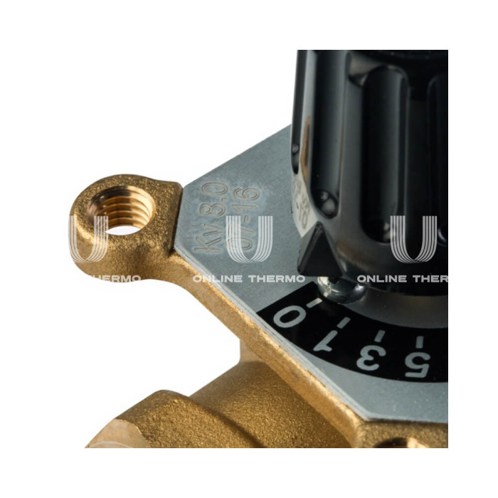 Трехходовой поворотный клапан Stout SVM-0003-012501 DN25, ВР 1", Kvs 8 