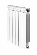 Биметаллический радиатор Global Style Extra 350, белый - 12 секций, боковое подключение 