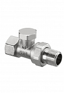 Запорный радиаторный клапан (вентиль) ручной регулировки Oventrop 1091163, DN20, 3/4" ВР-НР, Combi 2, прямой 