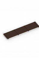 Решетка продольная Itermic LGA-25-2200, тёмно-коричневый (brown) 