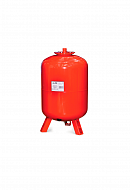Расширительный бак для отопления Uni-Fitt WRV300, 300 л, красный, вертикальный, на ножках 