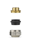 Резьбозажимное соединение (фитинг евроконус) Varmega VMTF96-N151015, 3/4"EK для подключения стальной/медной трубки 15х1.0 мм 