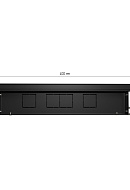 Конвектор внутрипольный Royal Thermo ATRIUM RT-A-90/400/2600-DG-U-LB, с естественной конвекцией, без вентилятора 