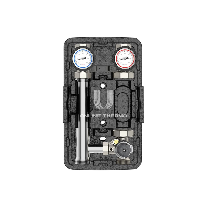 Насосная группа Varmega V-Flow VMPG12-320000, с 3-ходовым клапаном, DN32, нержавеющая сталь, без насоса и привода 