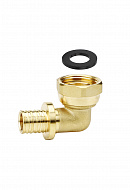 Угольник (угол) 90° с внутренней резьбой Varmega Slide-fit VM519002005, 20x3/4", с накидной гайкой, аксиальный 