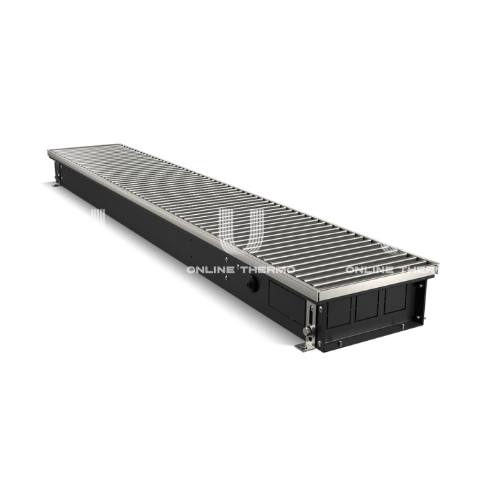 Конвектор внутрипольный Royal Thermo ATRIUM RT-A-90/200/4000-DG-U-NA, с естественной конвекцией, без вентилятора 
