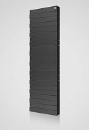 Биметаллический дизайн радиатор Royal Thermo PianoForte Tower 500 Noir Sable (черный) - 22 секции, нижнее / верхнее раздельное подключение 