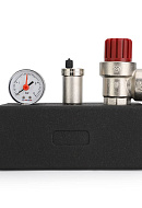 Группа безопасности котла Varmega VMSG07-M306030, 1", 3 бар, сталь, до 200 кВт, с термоизоляцией 