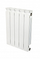 Биметаллический радиатор STOUT STYLE 500, белый - 10 секций, боковое подключение 