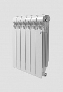 Биметаллический радиатор Royal Thermo Indigo Super+ 500, белый - 6 секций, боковое подключение 