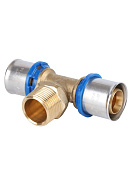 Тройник с наружной резьбой APE ARL2004303, 26х3/4"х26, пресс-фитинг 