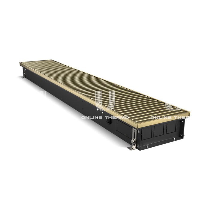 Конвектор внутрипольный Royal Thermo ATRIUM RT-A-90/200/3000-DG-U-LB, с естественной конвекцией, без вентилятора 