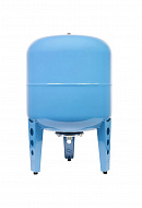 Гидроаккумулятор (расширительный бак) для водоснабжения Джилекс В 80, 80 литров синий, вертикальный на ножках 