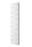 Биметаллический дизайн радиатор Royal Thermo PianoForte Tower 300 Bianco Traffico (белый) - 18 секций, нижнее / верхнее раздельное подключение 