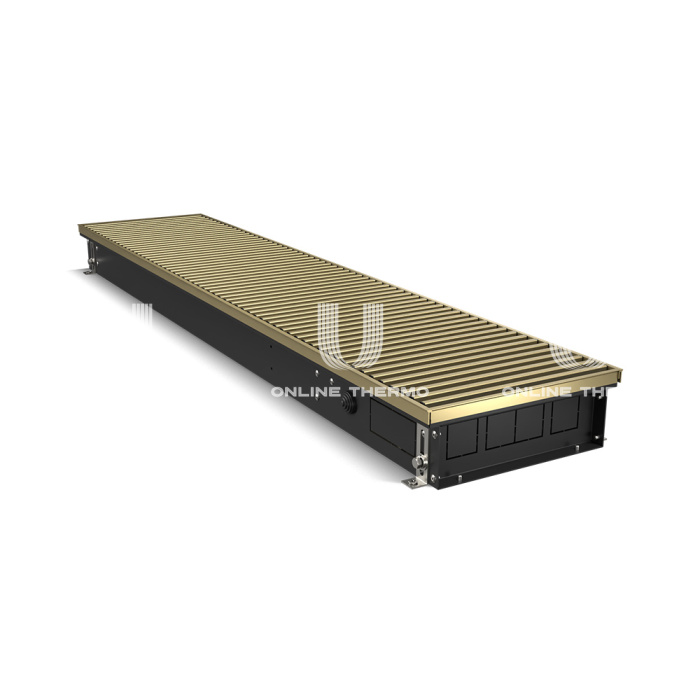 Конвектор внутрипольный Royal Thermo ATRIUM RT-A-90/250/1000-DG-U-LB, с естественной конвекцией, без вентилятора 