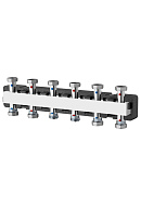 Распределительный коллектор Varmega V-Flow VMPG14-000005, до 5 контуров, нержавеющая сталь, с термоизоляцией 