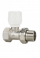 Радиаторный клапан (вентиль) ручной регулировки Varmega VM10103, 3/4" ВР-НР, прямой 