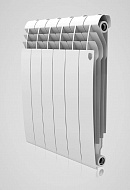Биметаллический дизайн радиатор Royal Thermo BiLiner 500 Bianco Traffico (белый) - 8 секций, боковое подключение 