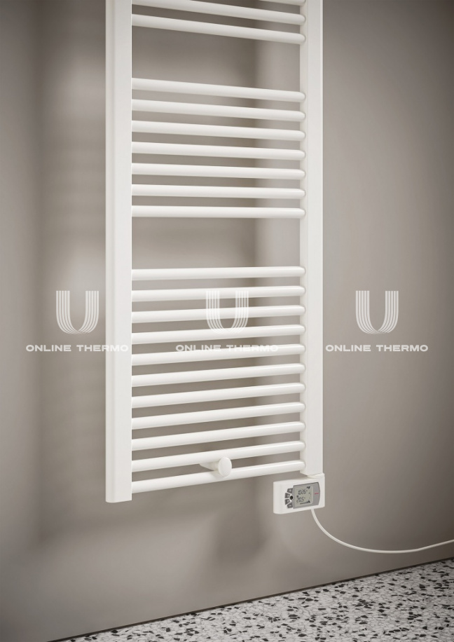 Полотенцесушитель электрический Irsap Ares Electric-Heater H 1118-580 мм, EIM058H01IR01NNN, белый 