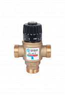 Термостатический смесительный клапан Stout SVM-0120-164325 DN25 НР 1", Kvs 1.6, PN10, 20-43°С 