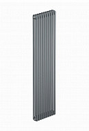 Стальной трубчатый радиатор Rifar Tubog 3180/04 3/4", нижний, титан, в комплекте термостатический клапан 