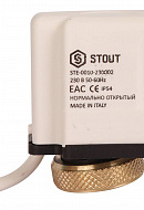 Термоэлектрический сервопривод Stout STE-0010-230002, 230 В, нормально открытый 