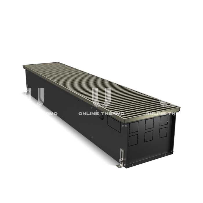 Конвектор внутрипольный Royal Thermo ATRIUM RT-A-190/250/2000-DG-U-DB, с естественной конвекцией, без вентилятора 