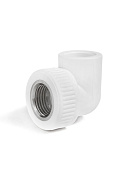 Угольник (угол) 90° с внутренней резьбой ППР (полипропиленовый) Fusionplast 4403FP, 25х1/2", комбинированный 
