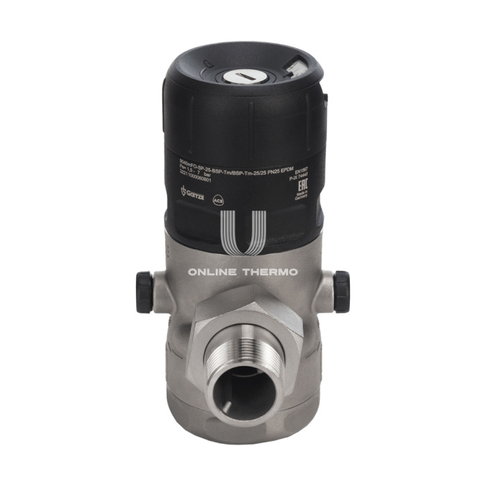 Редуктор давления (клапан понижения давления) Goetze G06Fi-1/2H GTZARM024, для горячей воды, нержавеющая сталь 